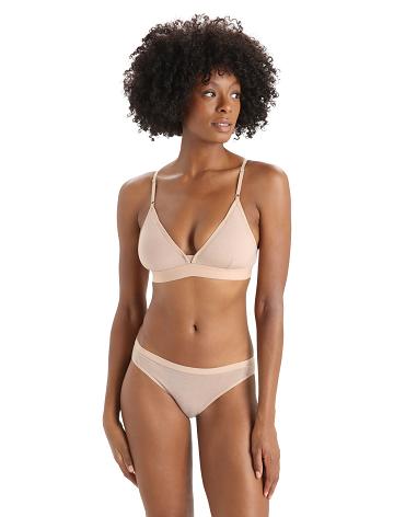 Praline Icebreaker Merino Siren Women's Bras | AU 1818XYUF